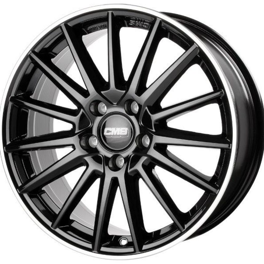 C23 Diamond Rim Black Gloss 8x18