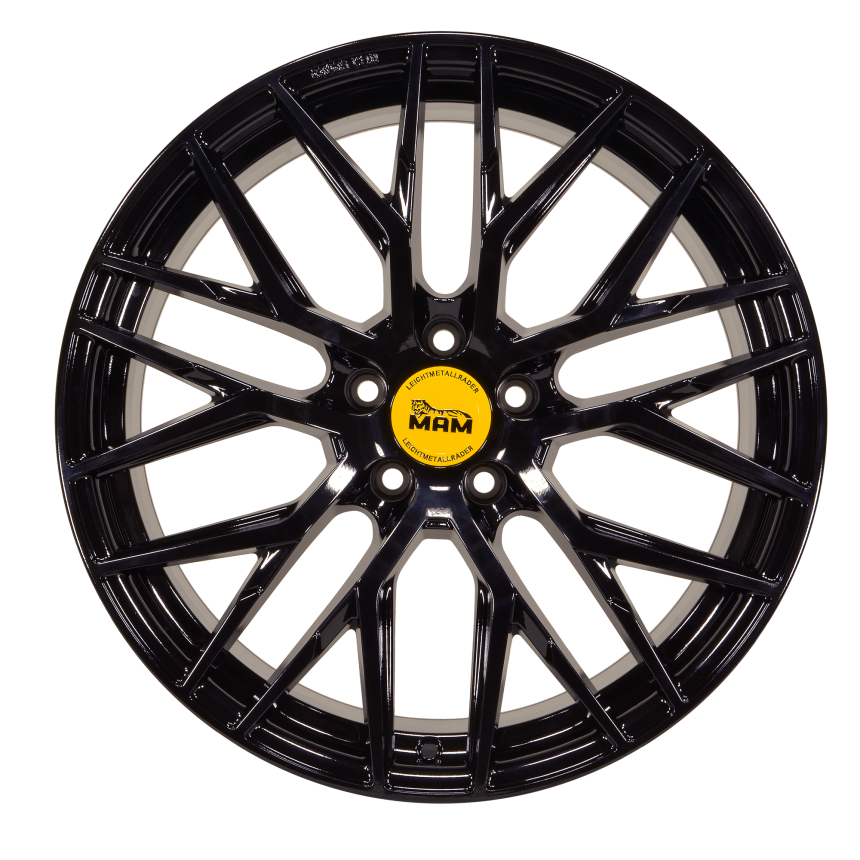 RS4 Black Painted 8x18